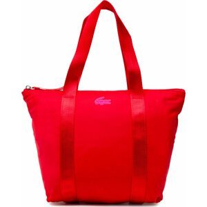 Kabelka Lacoste Xs Shopping Bag NF3620YA Pompier Rose Fluo K05