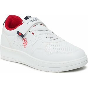 Sneakersy U.S. Polo Assn. DENNY001 CLUB Whi-Red05