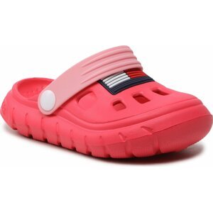 Nazouváky Tommy Hilfiger Flag Comfy Sandal T1A2-32780-0083 M Fuchsia/Pink A355