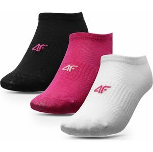 Sada 3 párů dětských nízkých ponožek 4F 4FJSS23USOCF097 94S