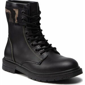 Polokozačky Wrangler Spike Punk WL12564A Black/Military 298