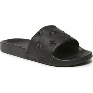 Nazouváky Tommy Hilfiger Debossed Th Pool Slide FM0FM04614 Black BDS