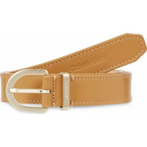 Dámský pásek Calvin Klein Ck Must Loop Rnd Belt K60K610158 Brown Sugar GA5