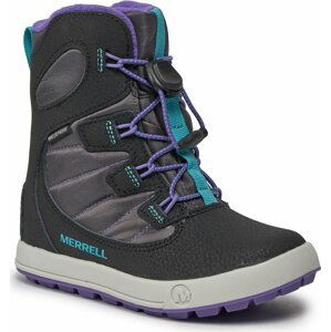 Sněhule Merrell Snow Bank 4.0 Wtrpf Mk167148 Black/Purple/Turq