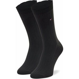 Dámské klasické ponožky Tommy Hilfiger 701220261 Black 002