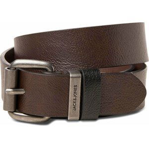 Pánský pásek Jack&Jones Aron 12212989 Brown Stone