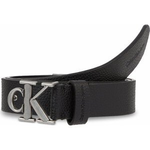 Dámský pásek Calvin Klein Jeans Round Mono Lthr Belt K60K611253 Black BDS