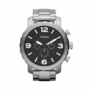 Hodinky Fossil Nate JR1353 Silver