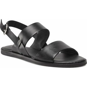 Sandály Clarks Karsea 261586794 Black Leather