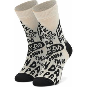Vysoké dětské ponožky Happy Socks KPAN01-1900 Béžová