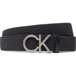 Pánský pásek Calvin Klein Ck Metal Braided Elastic 35mm K50K508748 BAX