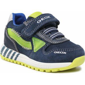 Sneakersy Geox B Alben B. A B253CA 02214 C4502 M Navy/Fluo Yellow