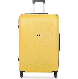 Velký tvrdý kufr Semi Line T5546-6 Žlutá