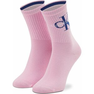 Dámské klasické ponožky Calvin Klein Jeans 701218750 Růžová
