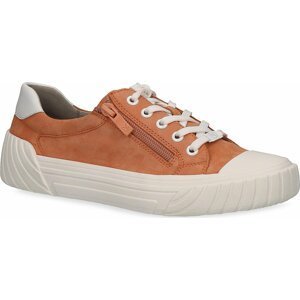 Sneakersy Caprice 9-23737-20 Orange Sued Co 625