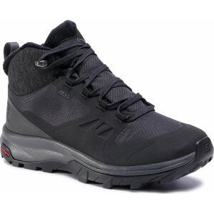 Trekingová obuv Salomon Outsnap Cswp W 411101 20 V0 Black/Ebony/Black