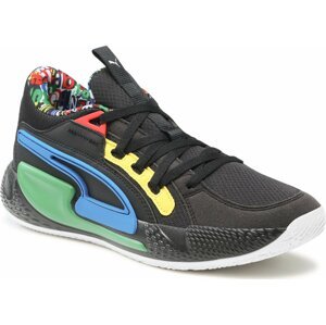 Boty Puma Court Rider Chaos 379137 01 Puma Black/Pele Yellow/Archive Green/Racing Blue/Puma White