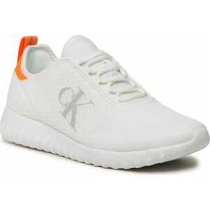 Sneakersy Calvin Klein Jeans Sporty Runner Eva Slipon Mesh YM0YM00627 White/Creamy White 0K6