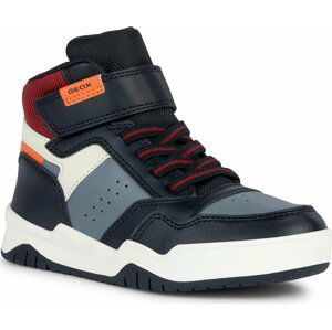 Sneakersy Geox J Perth Boy J367RF 0FE8V C0038 M Black/Orange