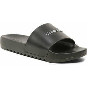 Nazouváky Calvin Klein Chuncky Pool Slide Rub HM0HM01063 Ck Black BEH