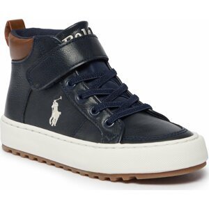 Sneakersy Polo Ralph Lauren RF104274 NAVY BURNISHED W/ CREAM PP