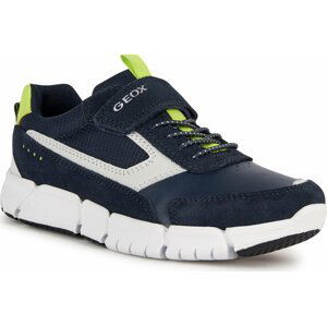 Sneakersy Geox J Flexyper Boy J359BA 05422 C0749 S Navy/Lime