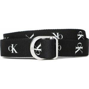 Dámský pásek Calvin Klein Jeans D-Ring Slider Webbing Belt 30 Mm K60K610359 Černá