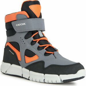 Sněhule Geox J Flexyper Boy B Abx J369XB 0CEFU C0036 S Grey/Orange