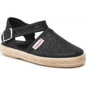 Espadrilky Cienta 40013 Negro 1