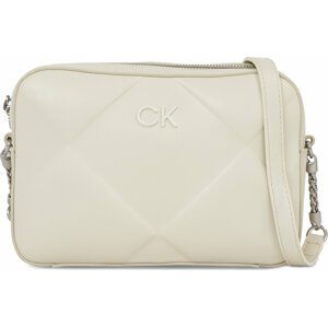 Kabelka Calvin Klein Re-Lock Quilt Camera Bag K60K610767 Dk Ecru PC4