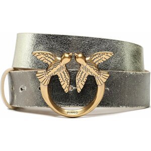 Dámský pásek Pinko Love Berry H3 Belt 20231 PLT01 100125.A0QT Oro/Argento HI50