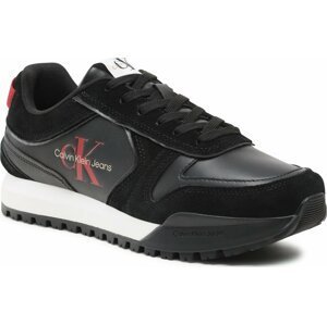 Sneakersy Calvin Klein Jeans Toothy Runner Irregular Lines YM0YM00624 Black BDS