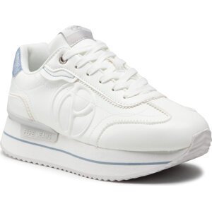 Sneakersy Pepe Jeans Rusper Basic PLS31332 White 800