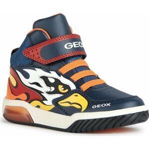 Sneakersy Geox J Inek Boy J369CB 0BU11 C0659 DD Navy/Orange