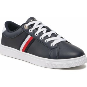 Sneakersy Tommy Hilfiger Essential Webbing Cupsole FW0FW07378 Space Blue DW6