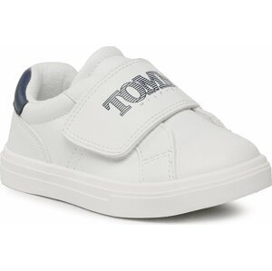 Sneakersy Tommy Hilfiger Logo Low Cut Velcro Sneaker T1B9-32840-1355 S White/Blue
