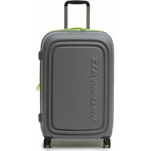 Střední Tvrdý kufr Mandarina Duck Logoduck+ P10SZV32A19 Grey/Lime