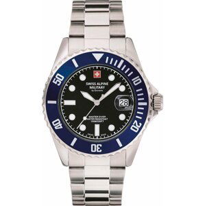 Hodinky Swiss Alpine Military Grovana Master Diver 7053.1136 Silver