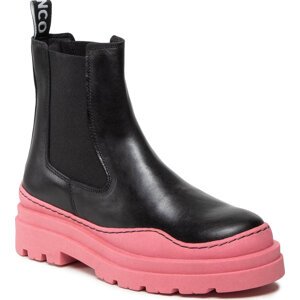 Kotníková obuv s elastickým prvkem Bianco 11300006 Black/Pink