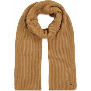 Šál Tommy Hilfiger Essential Flag Scarf AW0AW15348 Classic Khaki RBL