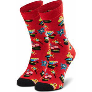 Klasické ponožky Unisex Happy Socks MAG01-4300 Červená