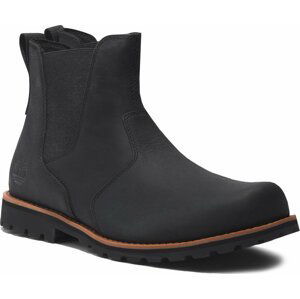 Kotníková obuv s elastickým prvkem Timberland Attleboro Pt Chelsea TB0A624N0151 Black Full Grain