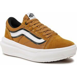 Sneakersy Vans Ua Old Skool Overt Cc VN0A7Q5E1M91 Golden Brown/White