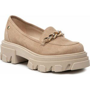 Loafersy Maciejka 2850J-04/00-1 Beż Zamsz