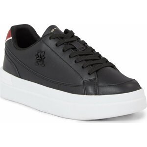 Sneakersy Tommy Hilfiger Th Elevated Court Sneaker FW0FW07568 Black BDS
