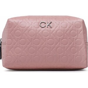 Kosmetický kufřík Calvin Klein Re-Lock Cosmetic Pouch Em Mono K60K610261 GBI