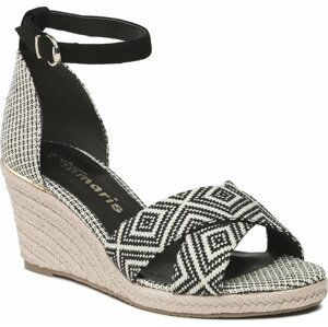 Espadrilky Tamaris 1-28343-20 Black Comb 098