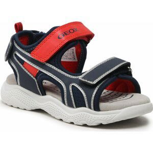 Sandály Geox J Sandal Splush Boy J35GPA014CEC0735 S Navy/Red