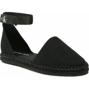 Espadrilky Calvin Klein Jeans Ankle Espadrille YW0YW01027 Black BDS