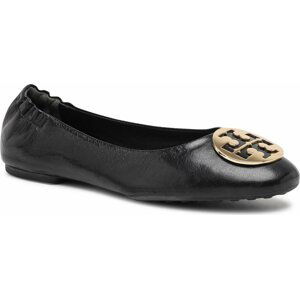 Baleríny Tory Burch Claire Ballet 147379 Perfect Black/Perfect Black/Gold 001